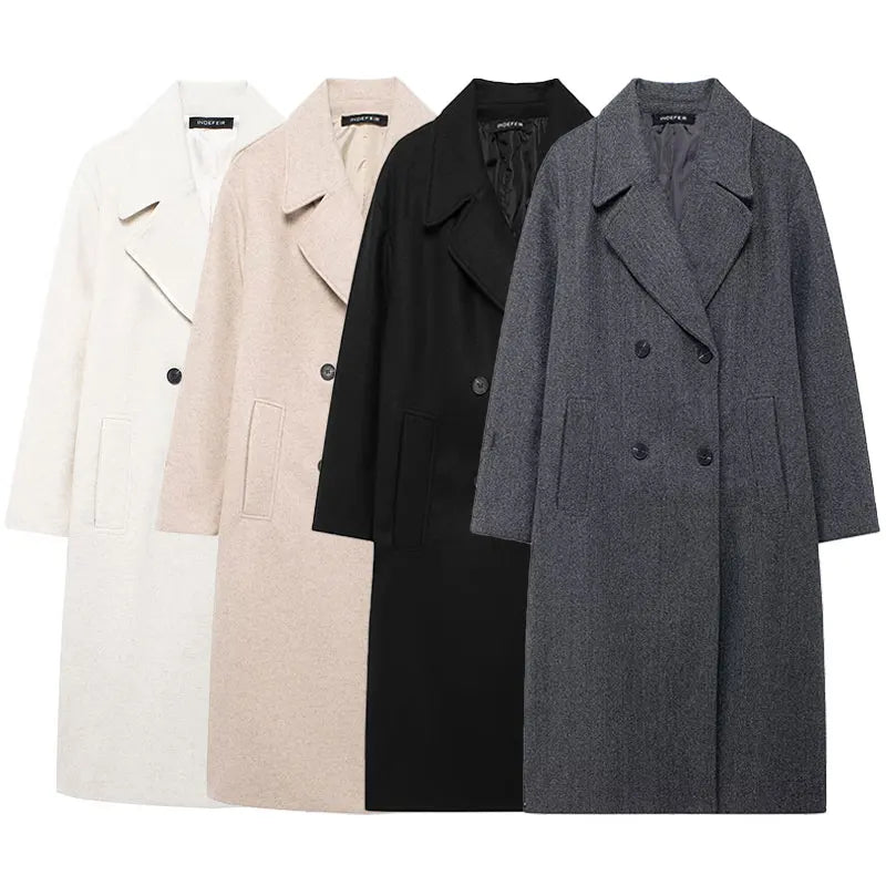 Maison Classique - Premium Wool Long Coat