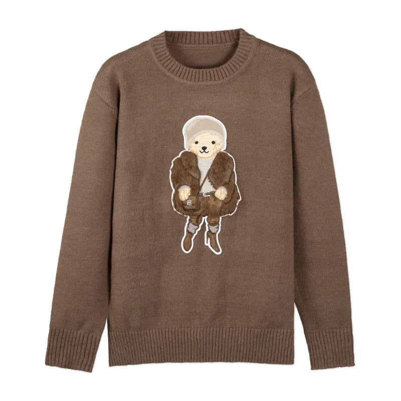 Designer Bear Knit Coat