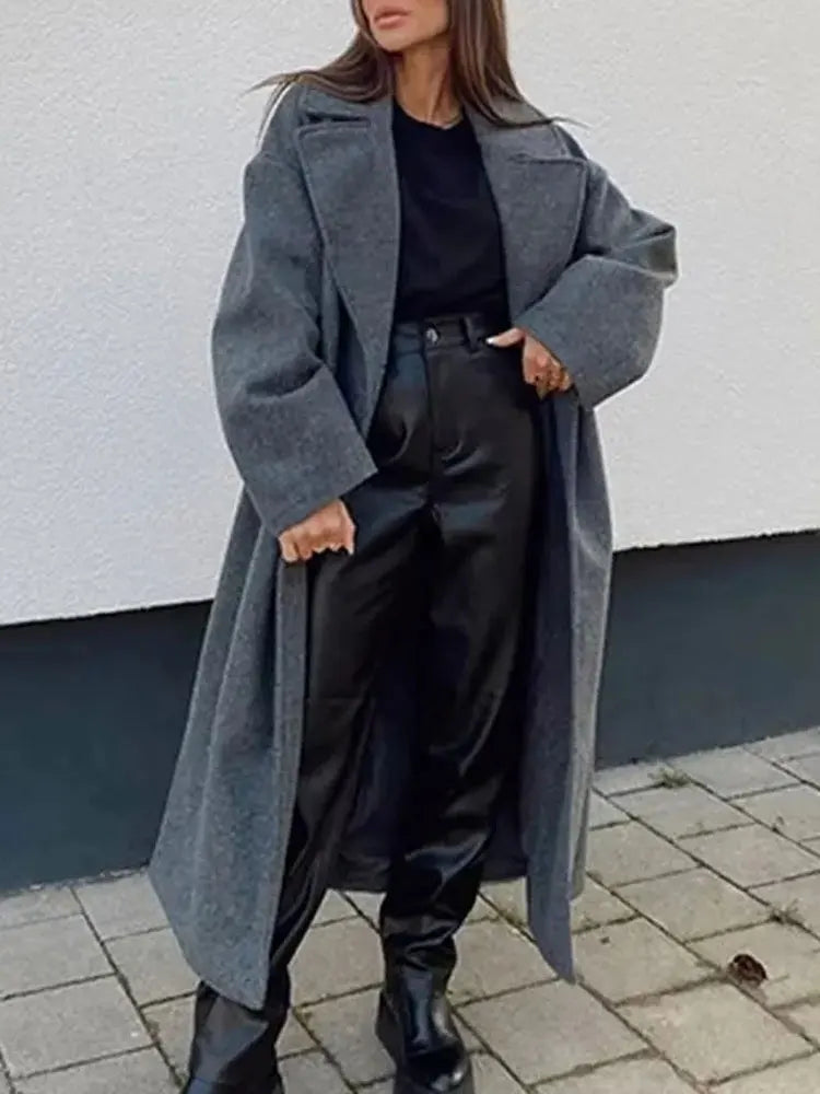 Maison Classique - Premium Wool Long Coat