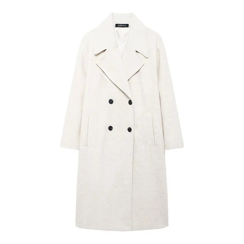 Maison Classique - Premium Wool Long Coat
